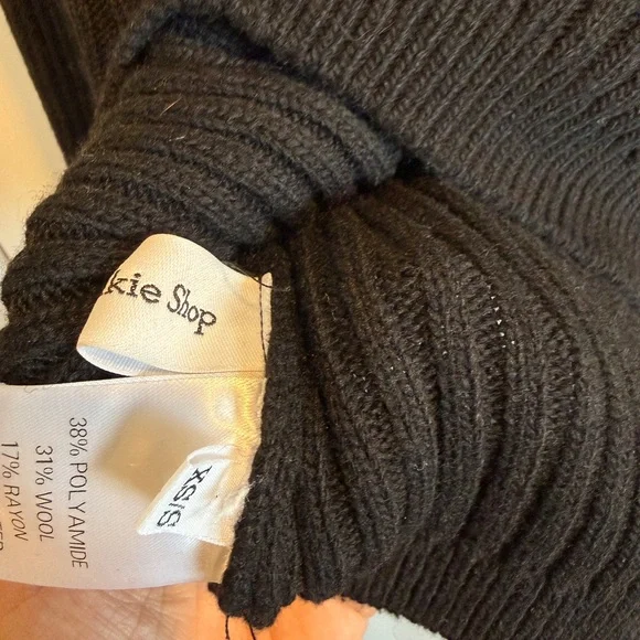 The Frankie Shop Ritsem Ribbed 100% Wool Sweater - Picture 4 of 4